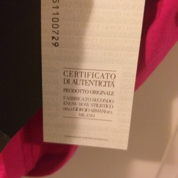 BN with Tags Armani T Shirt Hot Pink xxs with tag - Picture 2 of 5